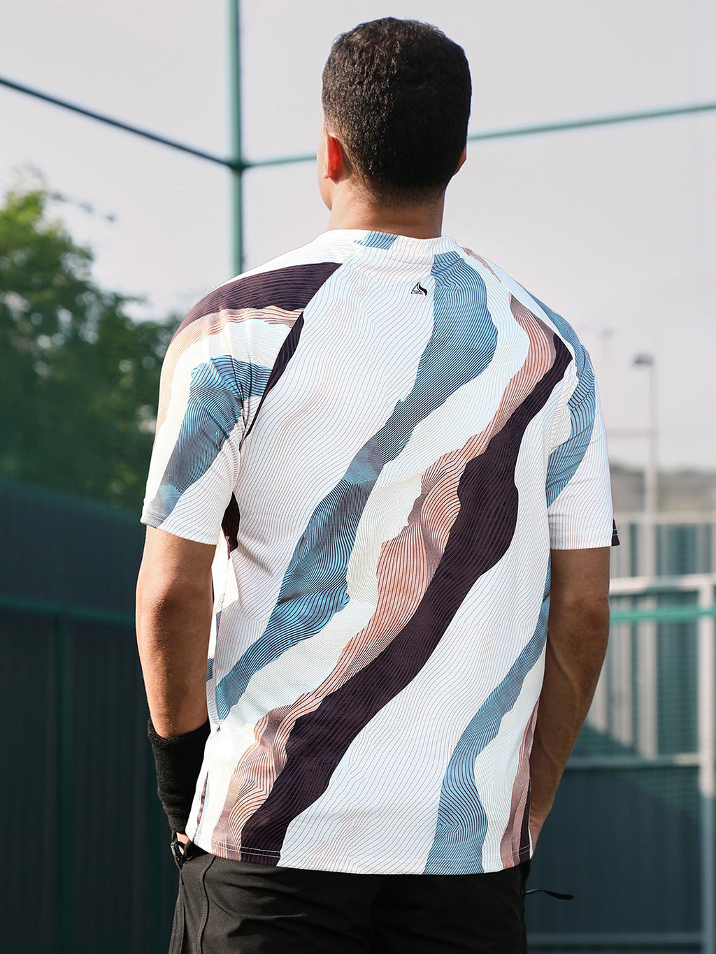 Abstract TopographyActivewear T-Shirt