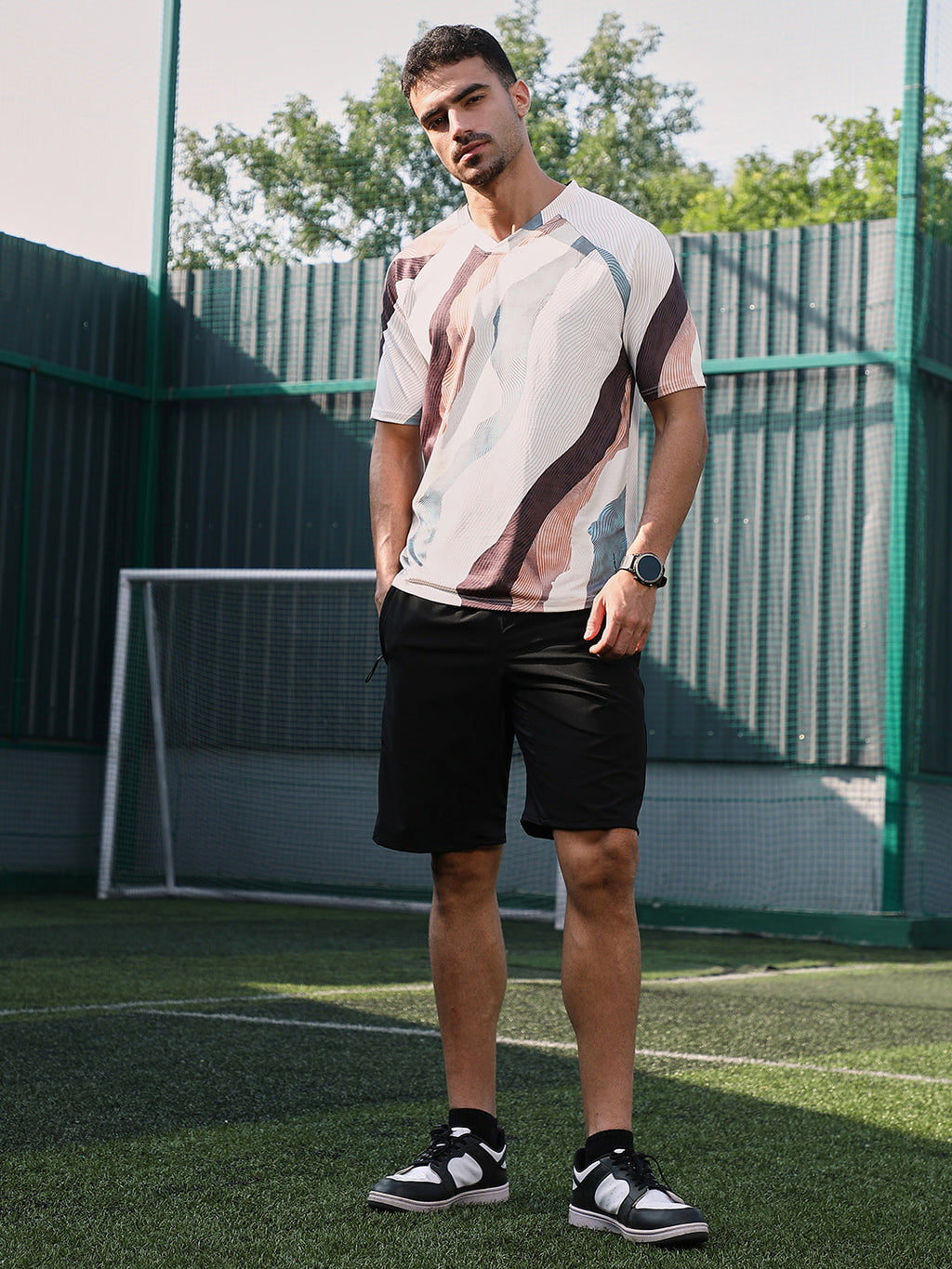 Abstract TopographyActivewear T-Shirt