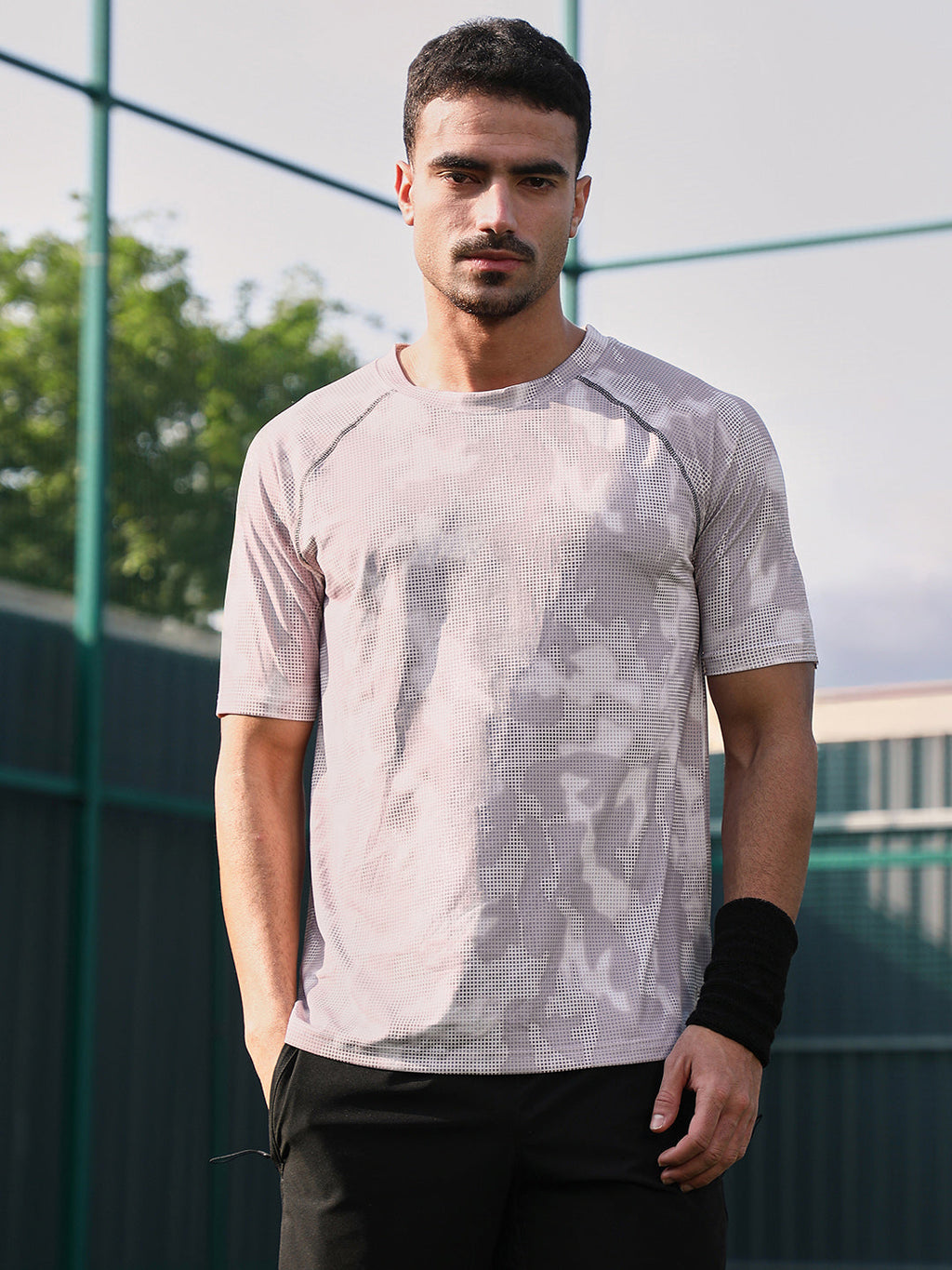Abstract Topography Activewear T-Shirt